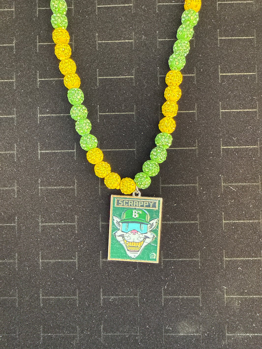 Baseball Necklace with Scrappy